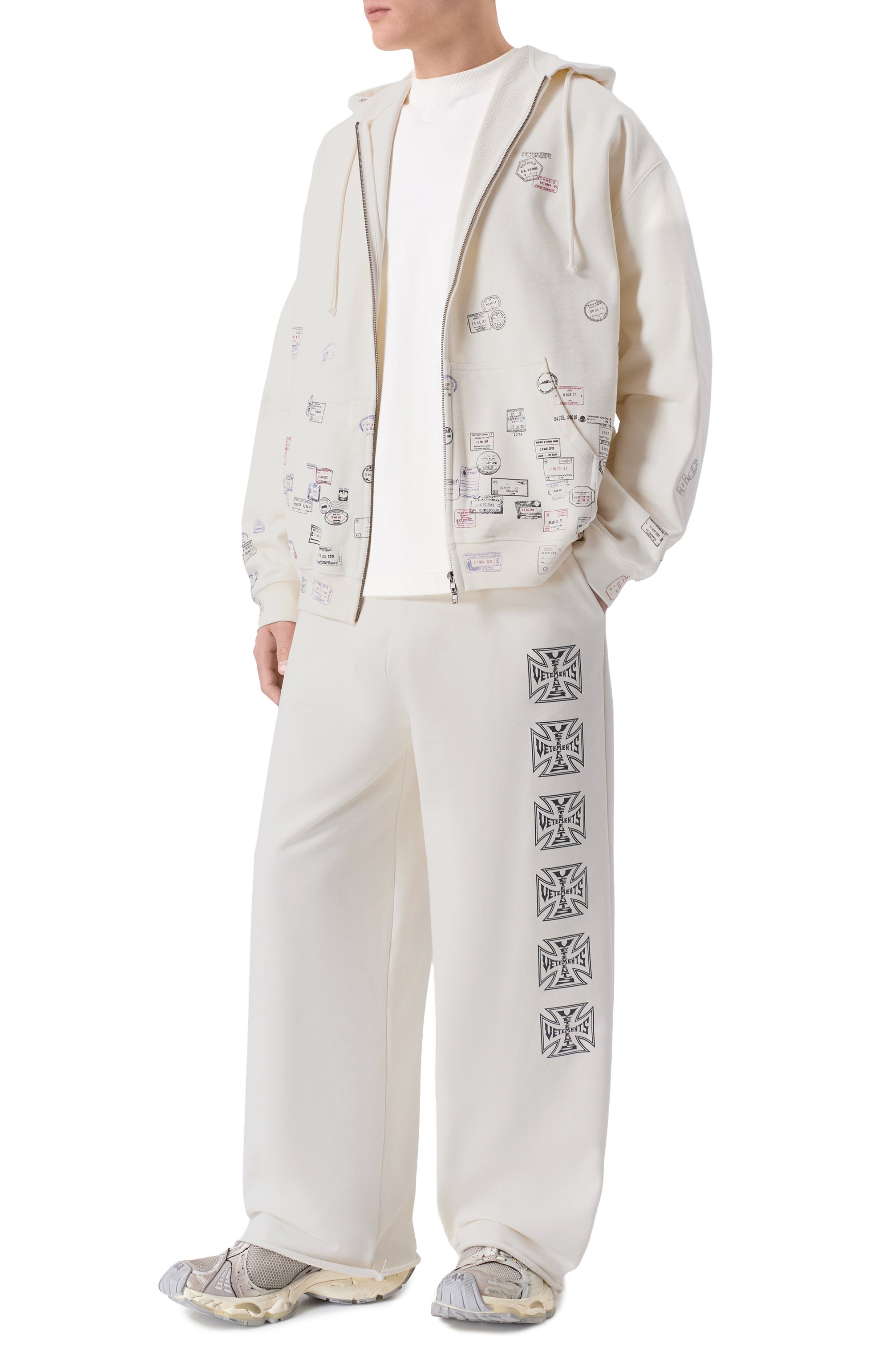 Хлопковые брюки VETEMENTS, арт. ME76SP166V/1302 M0LLET0N, фото 2