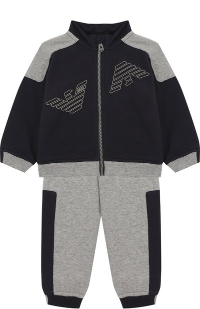 Спортивный костюм из хлопка ARMANI JUNIOR, арт. 6YHV02/4JECZ, фото 1