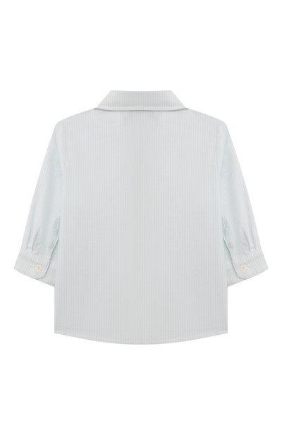 Хлопковая рубашка KENZO голубого цвета по цене 13450 руб., арт. K60502, фото 2 Хлопковая рубашка KENZO, арт. K60502, фото 2