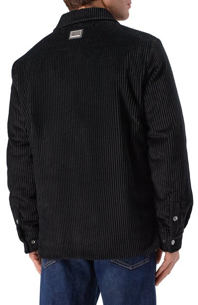 Вельветовая куртка-рубашка DOLCE & GABBANA, арт. G9BRET/FUVFE, фото 4