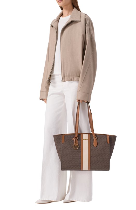 Сумка-тоут Becca MICHAEL Michael Kors 30R6GQ6T7B Коричневый  30R6GQ6T7B Фото 3