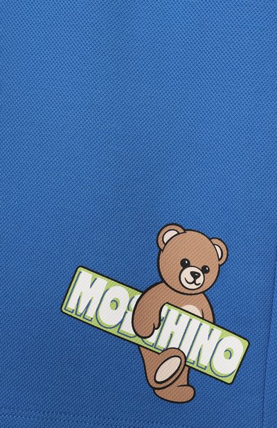 Хлопковые шорты MOSCHINO, арт. HUQ02L/LCA90_001, фото 3