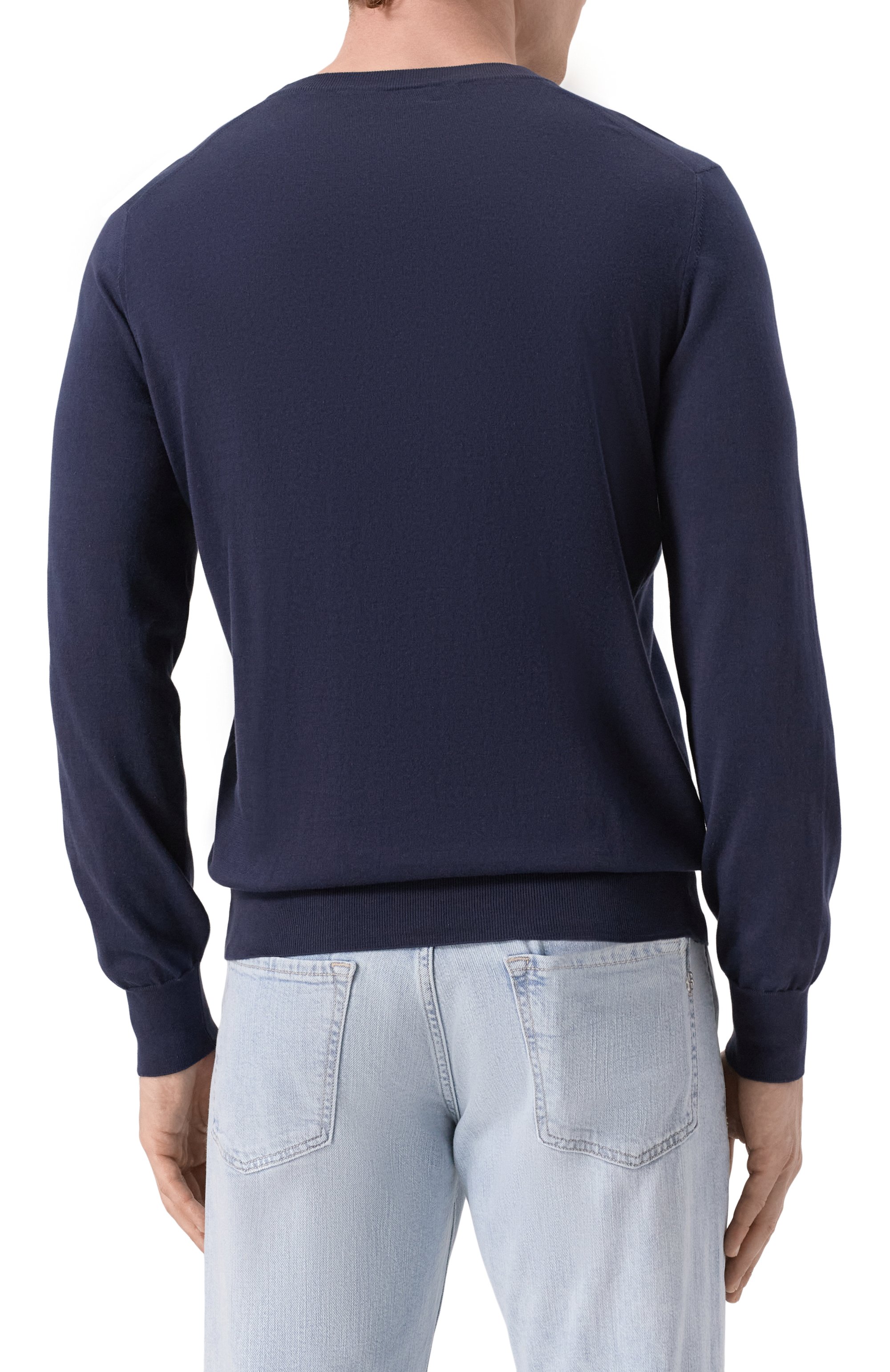 Хлопковый джемпер BRUNELLO CUCINELLI, арт. M29805800P, фото 4