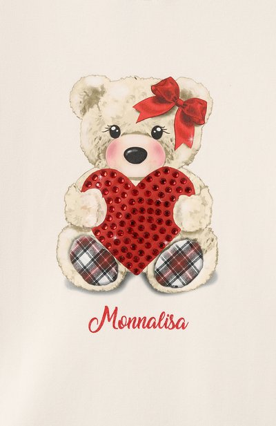 Хлопковое платье MONNALISA, арт. 19D922, фото 3