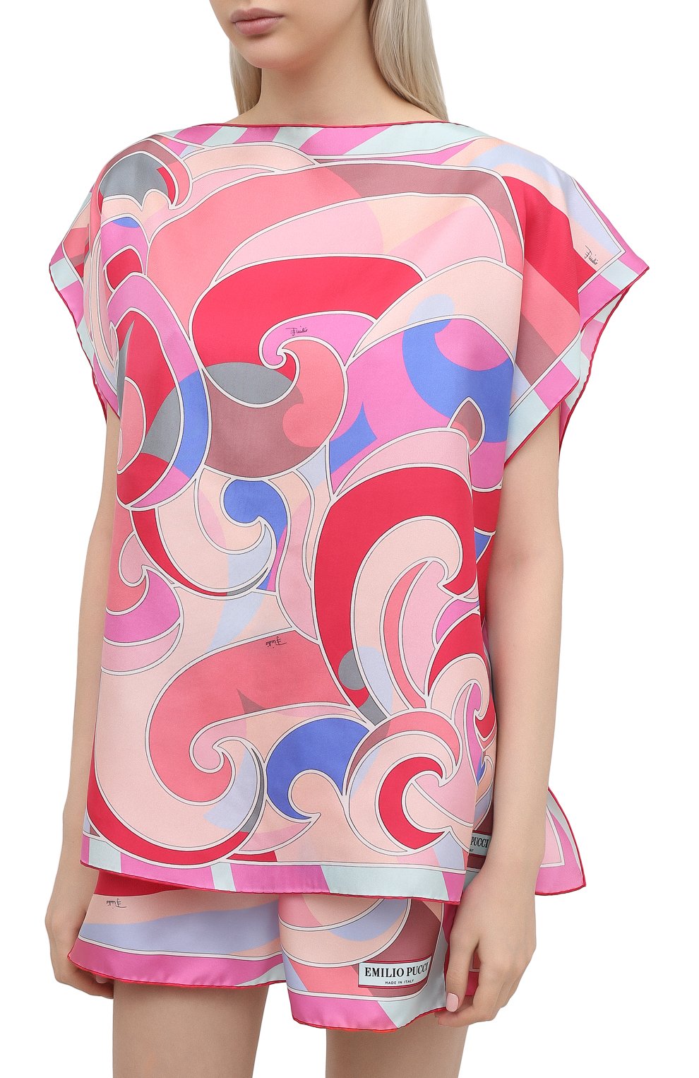 Шелковая блузка EMILIO PUCCI, арт. 1EWM70/1E826, фото 3