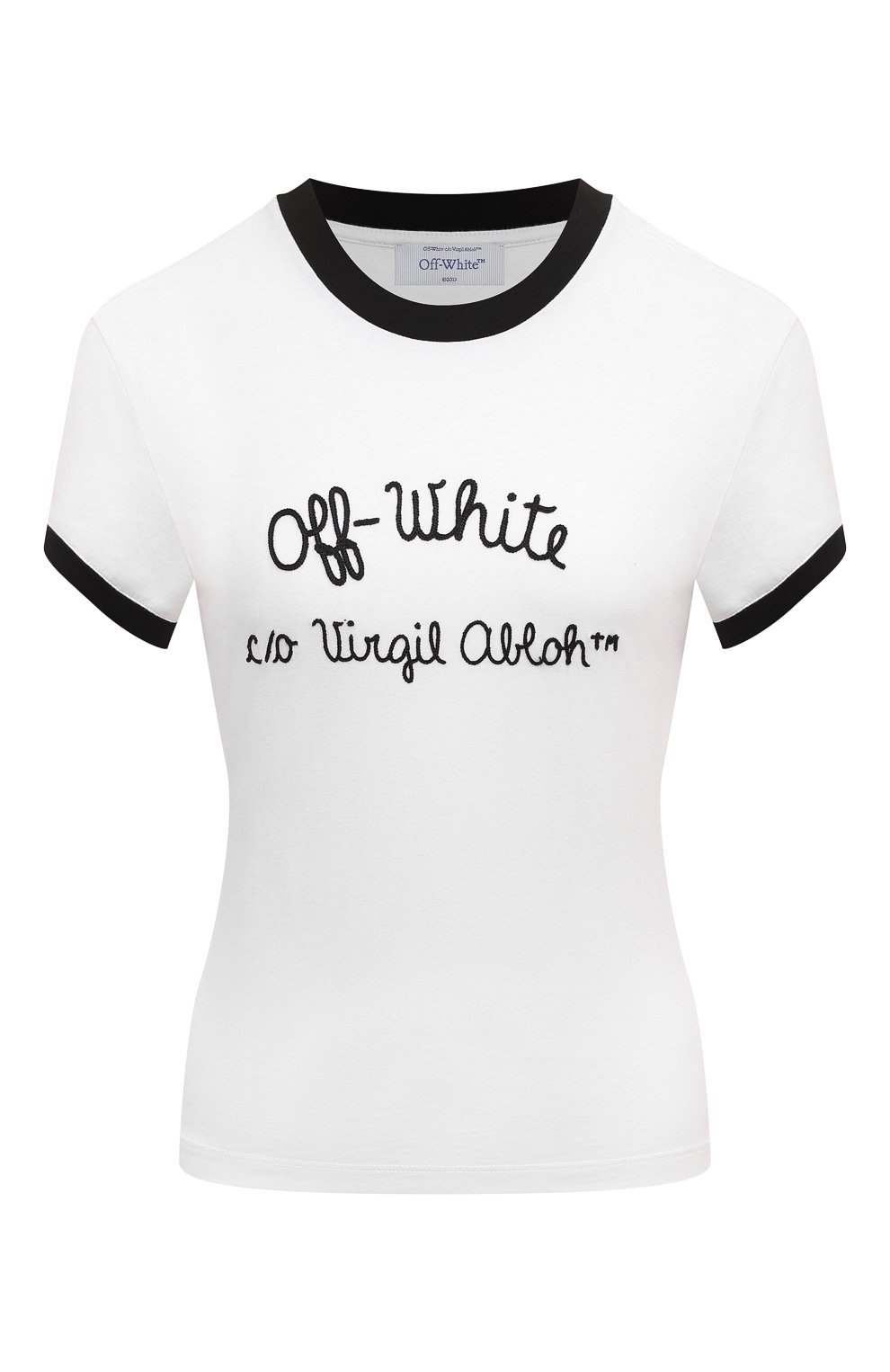 Хлопковая футболка OFF-WHITE, арт. 0WAA112F24JER001, фото 1