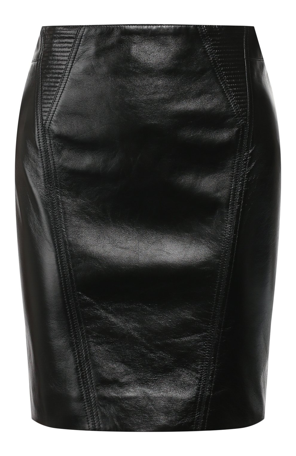 Кожаная юбка GIVENCHY черного цвета по цене 169500 руб., арт. BW408E60E9, фото 1 Кожаная юбка GIVENCHY, арт. BW408E60E9, фото 1