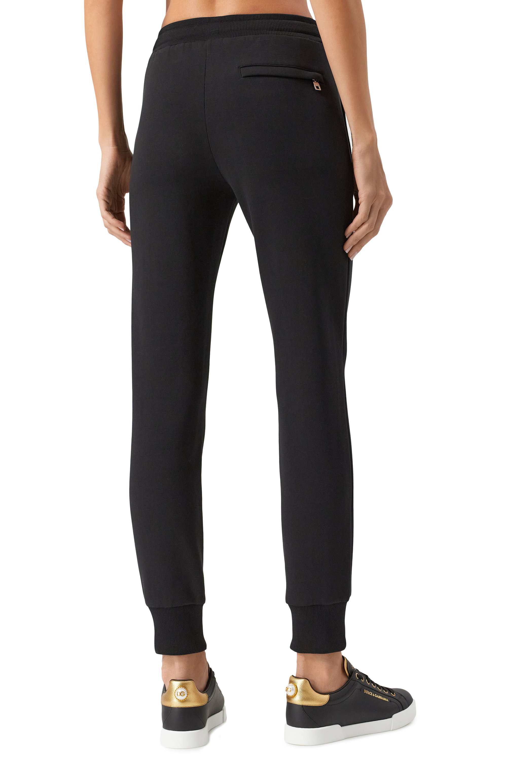 Хлопковые джоггеры DOLCE & GABBANA, арт. FTBW3T/HU7H9, фото 4