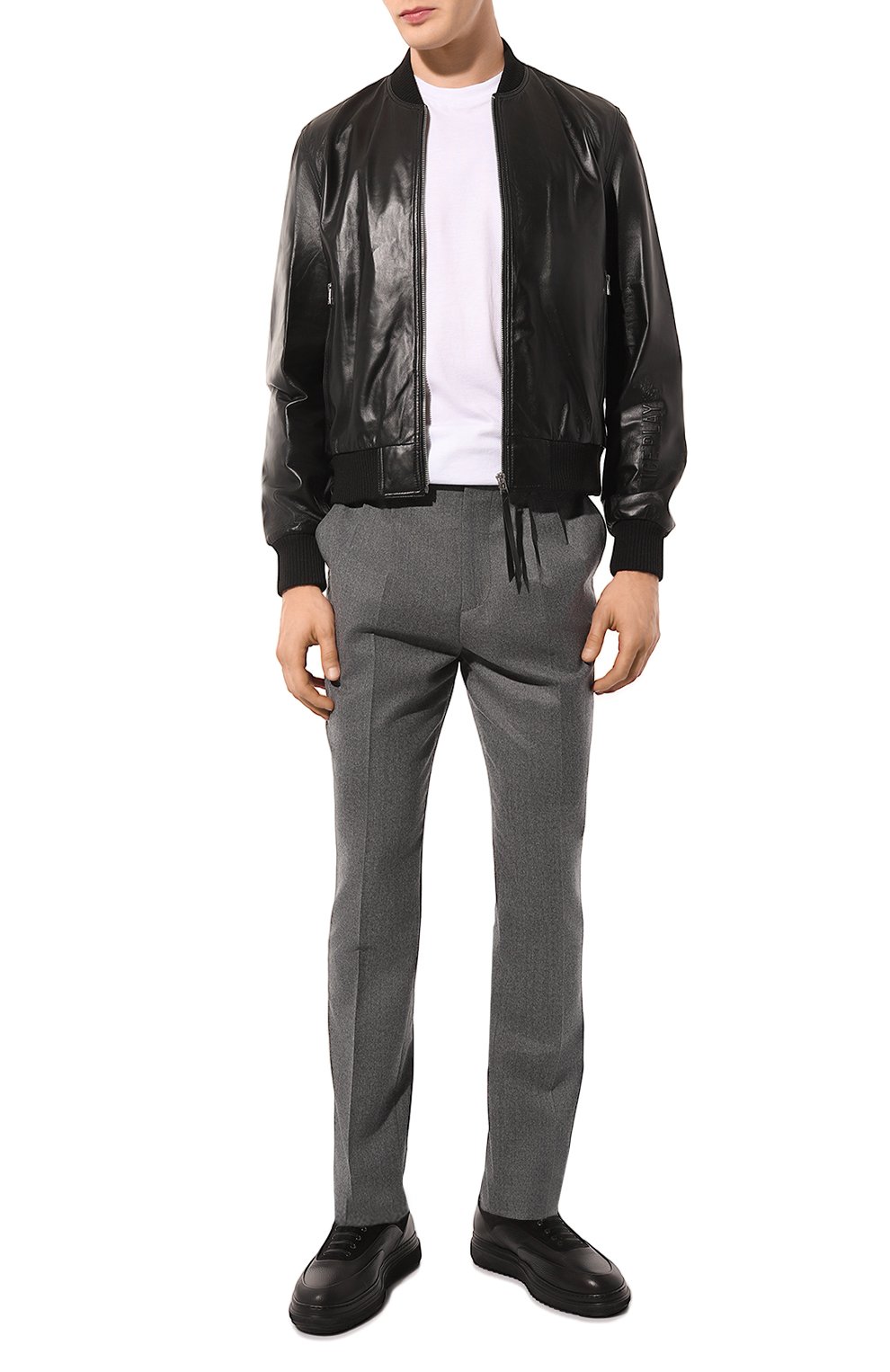 Кожаные кеды W.GIBBS, арт. 0325003/PIPER/VEL0UR W00LEN, фото 2