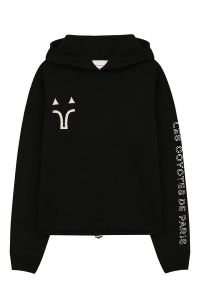 Хлопковое худи LES COYOTES DE PARIS, арт. 109-21-042, фото 1