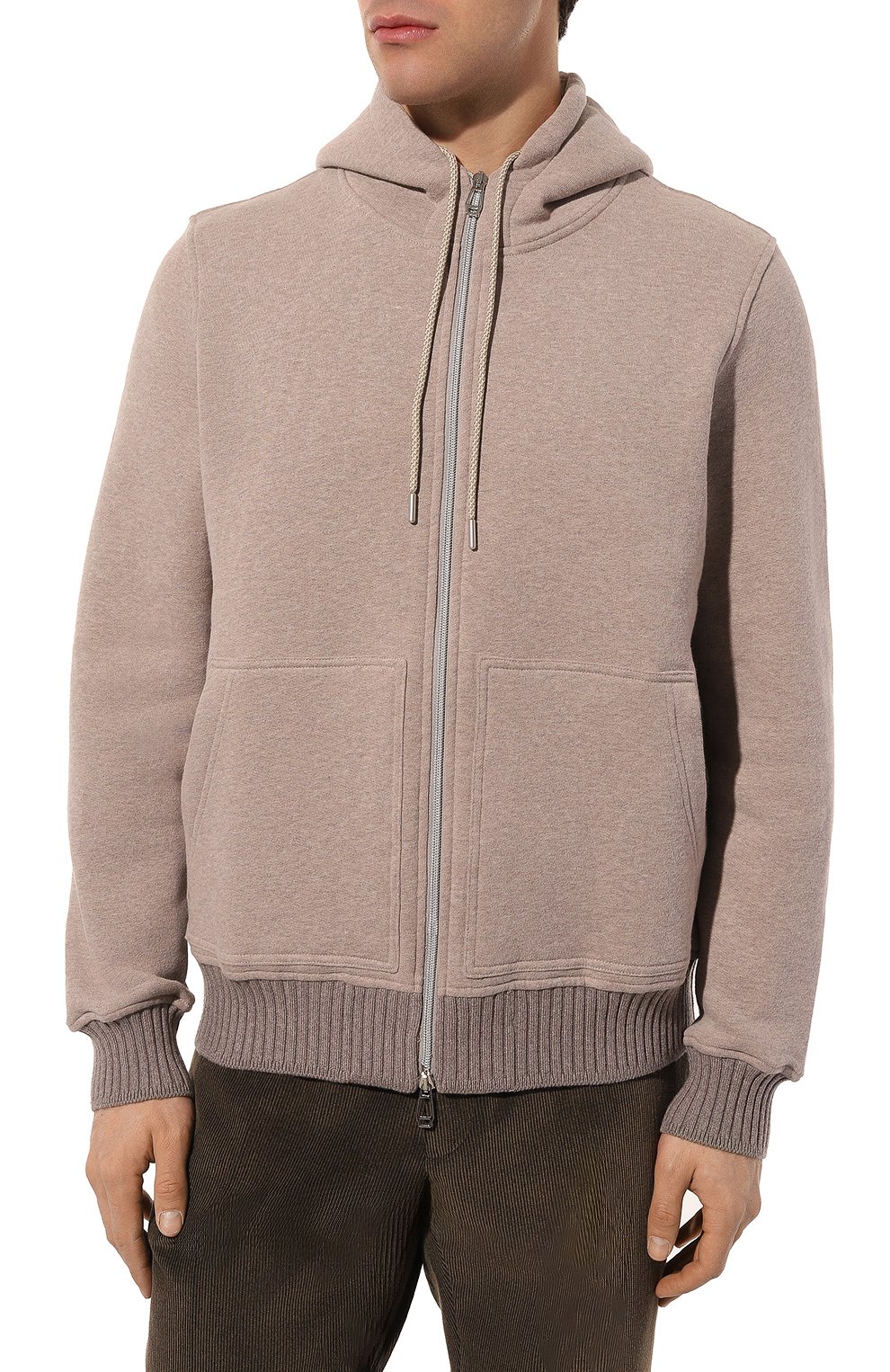 Толстовка из хлопка и кашемира MVST бежевого цвета по цене 149000 руб., арт. 15M429.FW00.MUST./58-62, фото 3 Толстовка из хлопка и кашемира MVST, арт. 15M429.FW00.MUST./58-62, фото 3