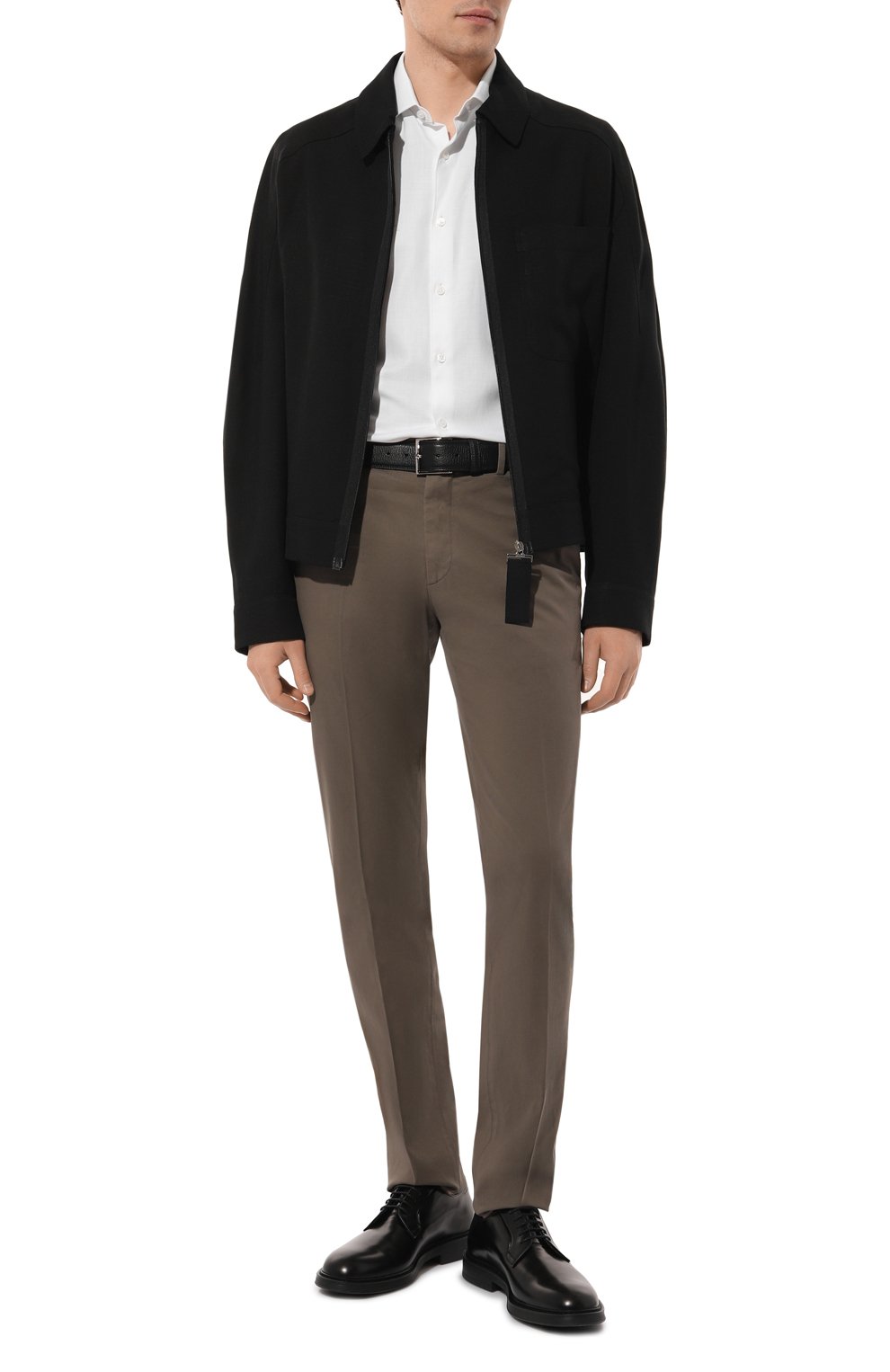 Рубашка из хлопка и кашемира ZEGNA, арт. SRF5/E8X44A6, фото 2