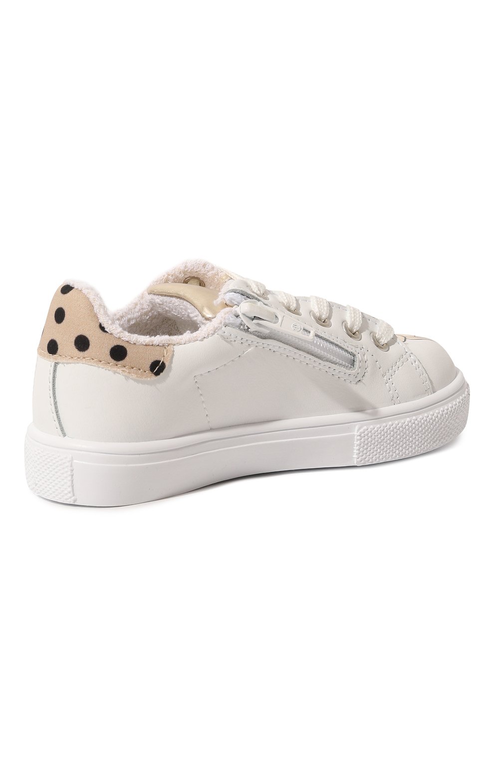 Кожаные кеды MONNALISA, арт. 8CA013, фото 3