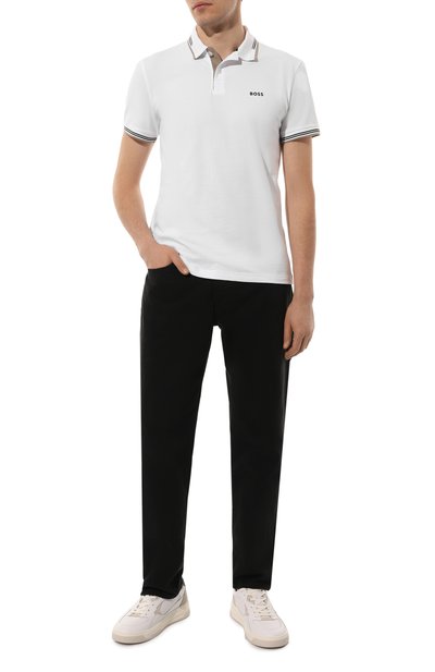 Хлопковое поло BOSS GREEN, арт. 50506193, фото 2