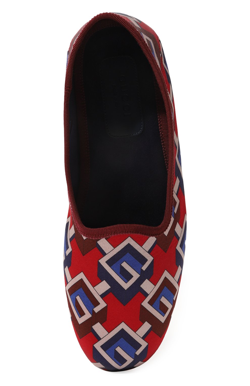Текстильные домашние туфли GUCCI, арт. 662389 20T10, фото 6