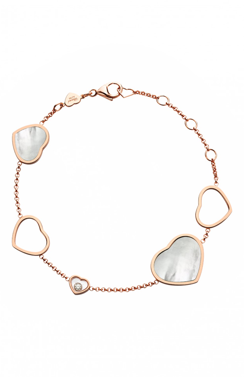 Браслет CHOPARD бесцветного цвета по цене 578500 руб., арт. 857482-5031, фото 1 Браслет CHOPARD, арт. 857482-5031, фото 1