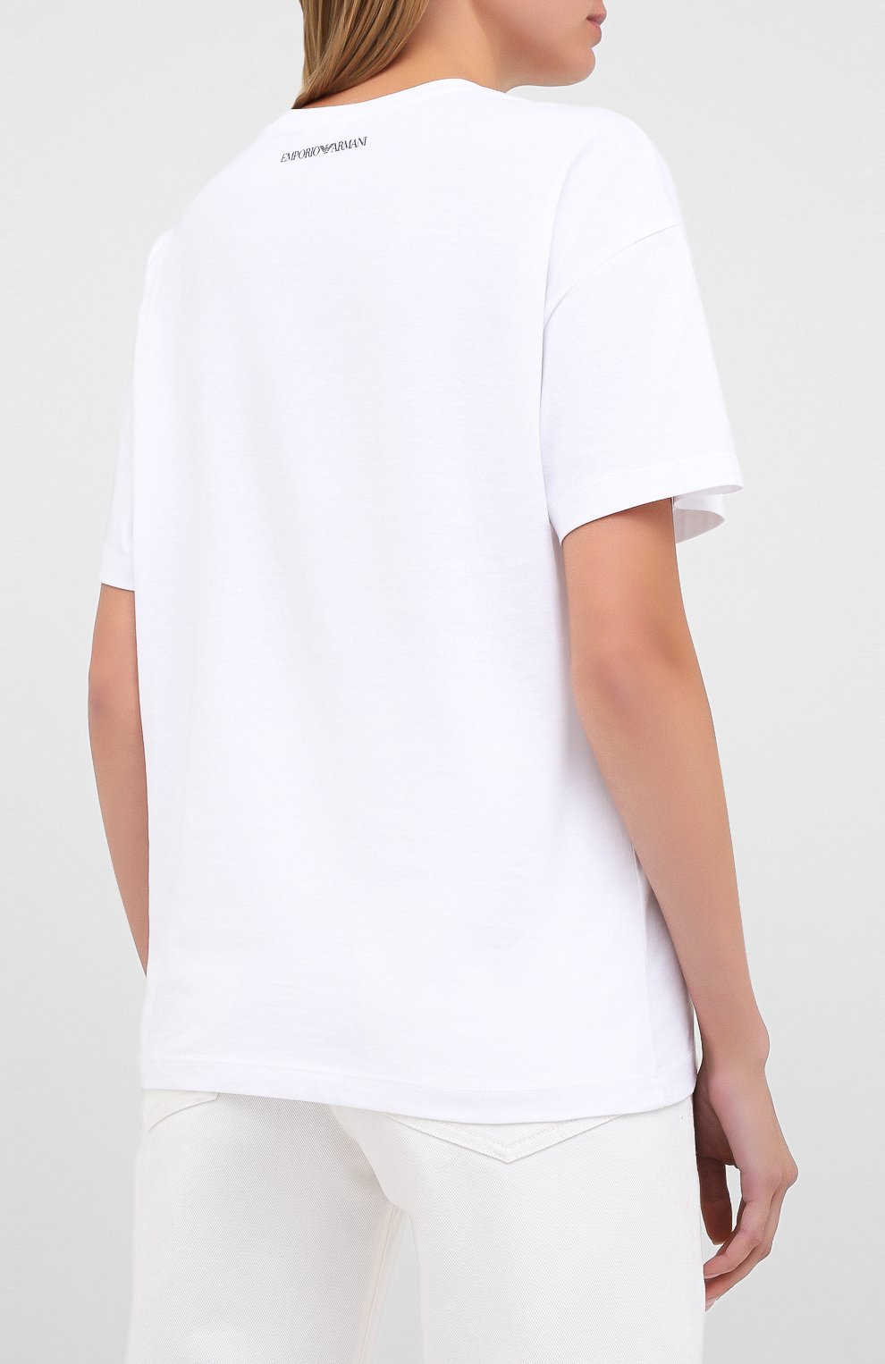 Хлопковая футболка EMPORIO ARMANI, арт. 6H2T7L/2J30Z, фото 4