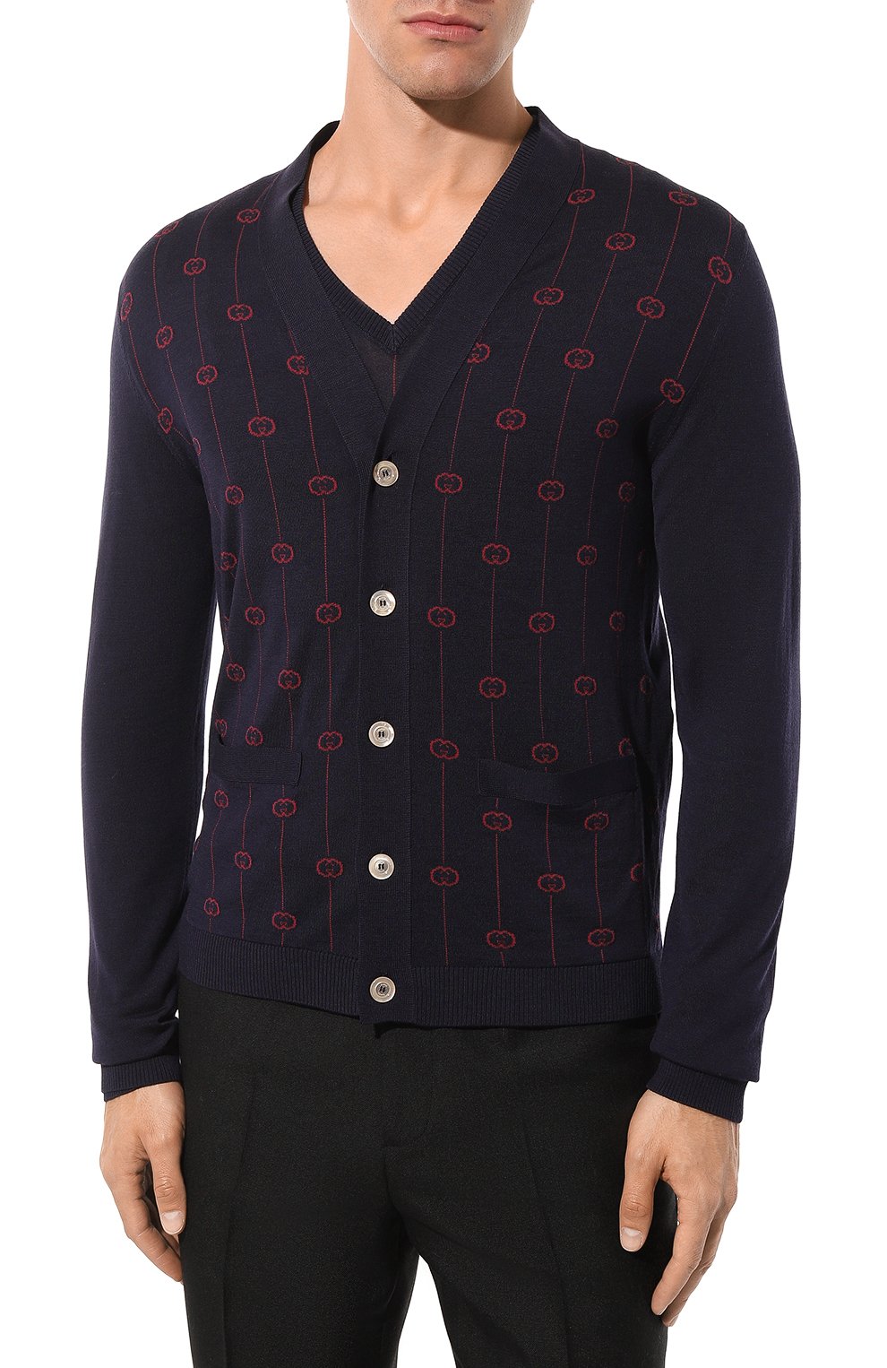 Шерстяной кардиган GUCCI, арт. 576901 XKAUM, фото 3