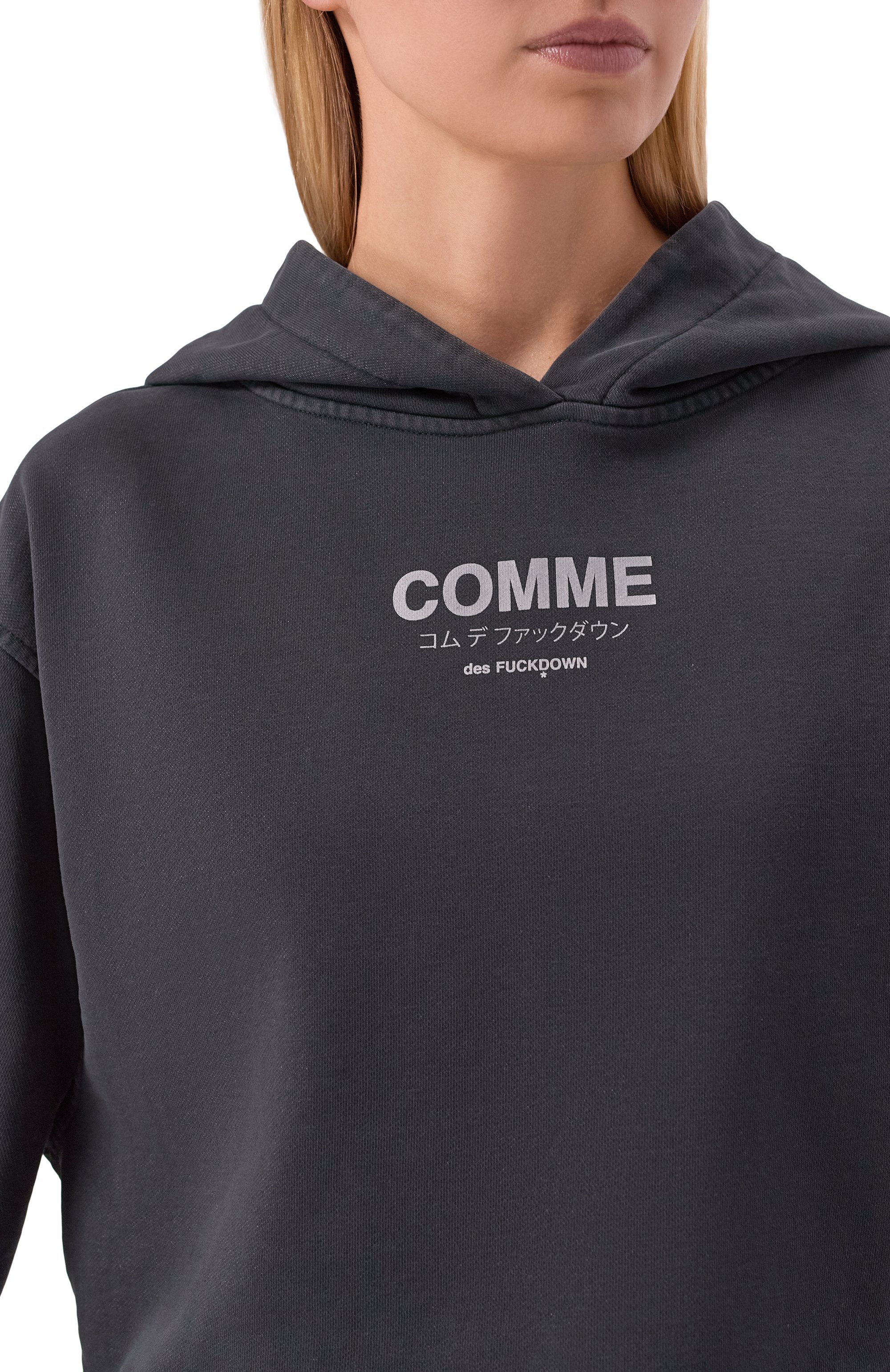 Хлопковое худи COMME DES FUCKDOWN, арт. CFABW01580, фото 5
