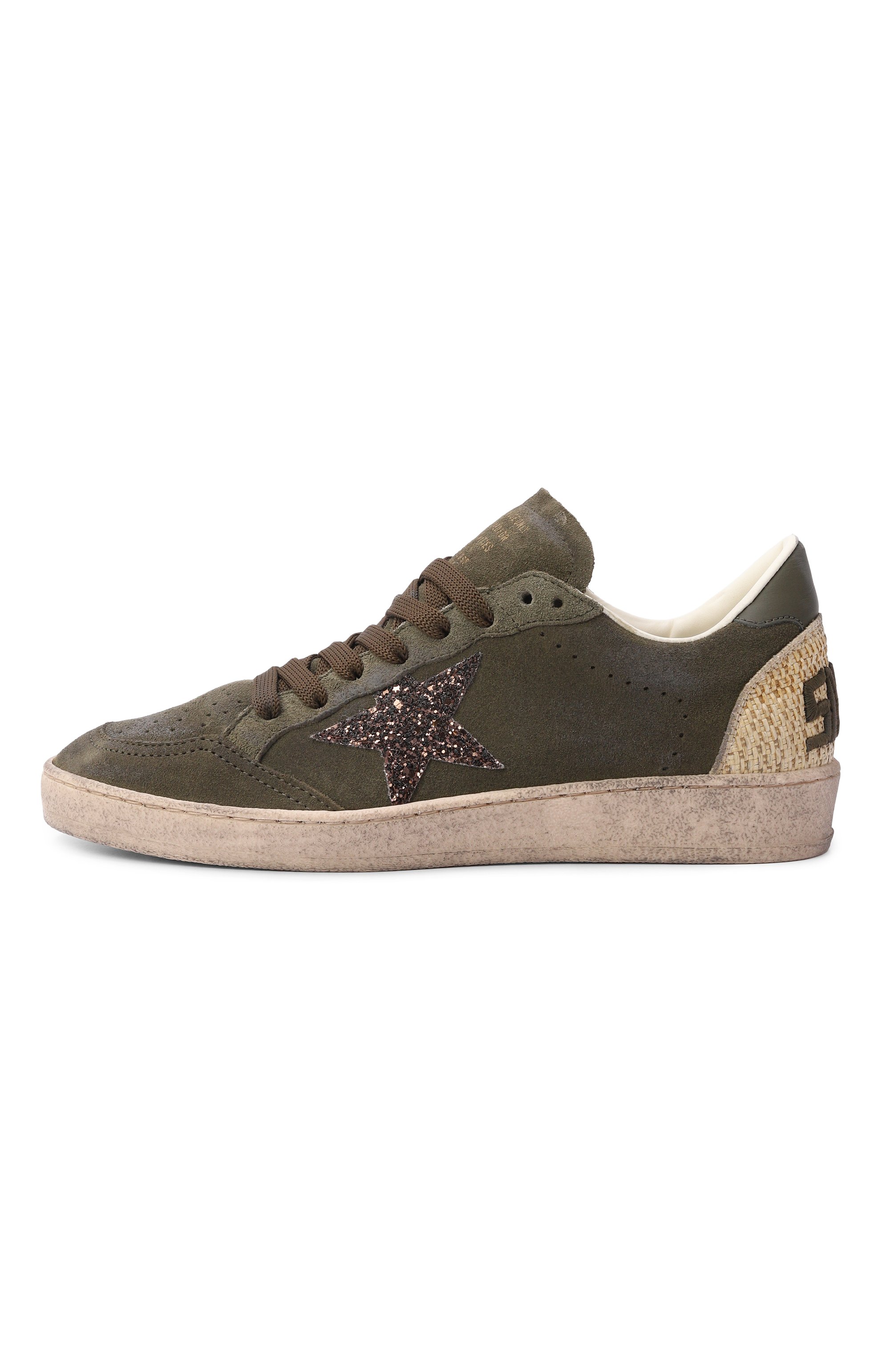 Комбинированные кеды ballstar GOLDEN GOOSE DELUXE BRAND, арт. GWF00117.F008705, фото 4