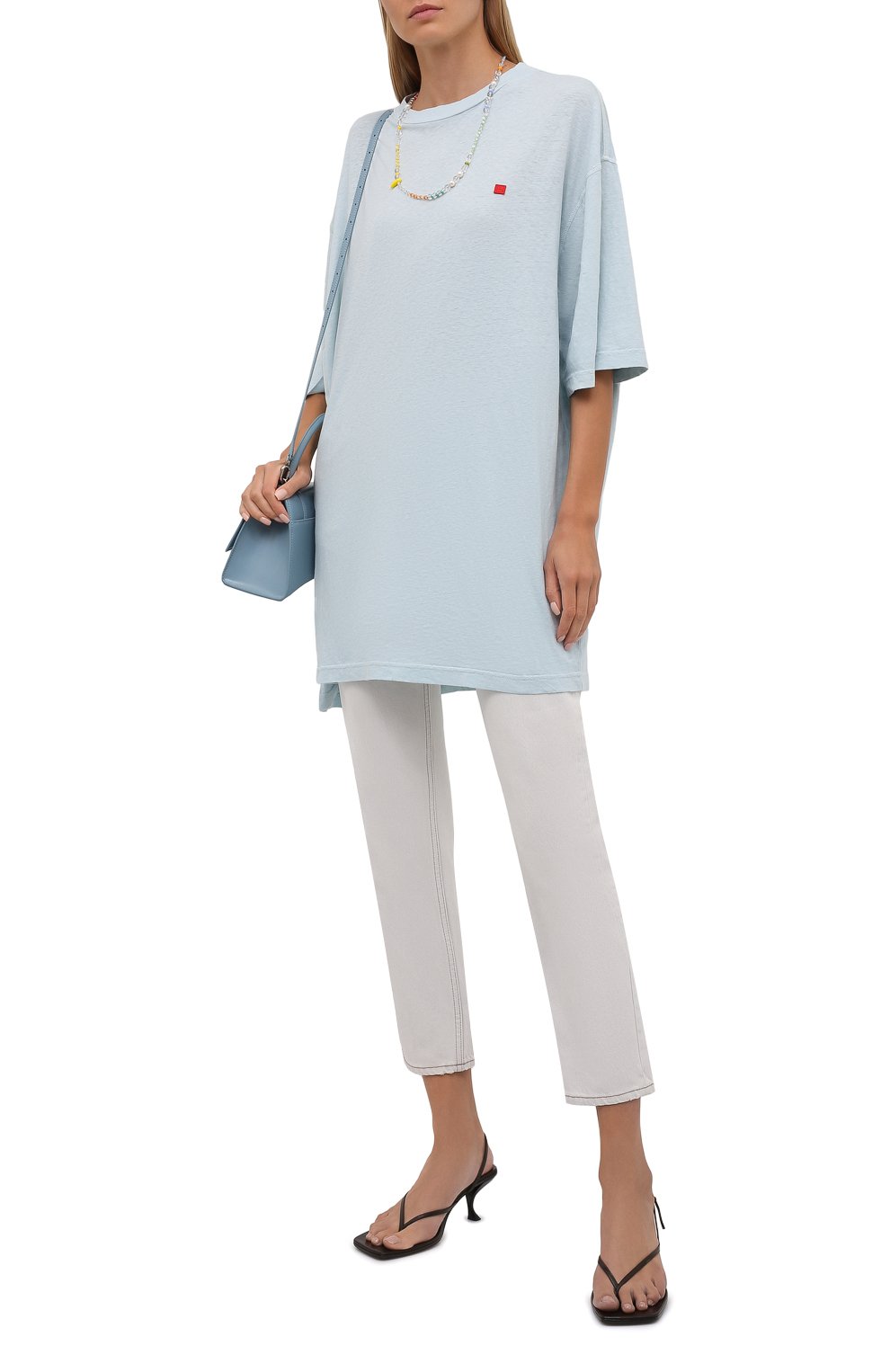 Хлопковая футболка ACNE STUDIOS, арт. CL0105/W, фото 2