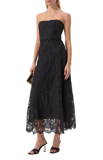 Женское платье из хлопка и вискозы MVST, арт. M26.2PW.D037/F090 CREP0N+F162 PIZZ0