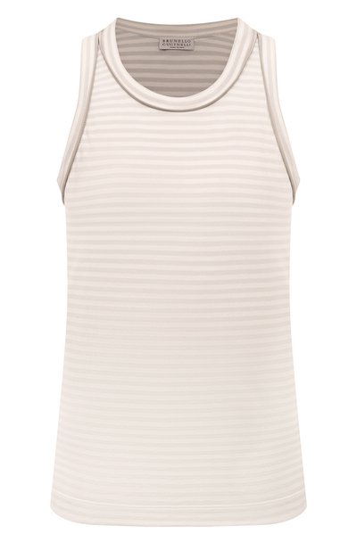 Женская хлопковая майка BRUNELLO CUCINELLI, арт. ML929EH820