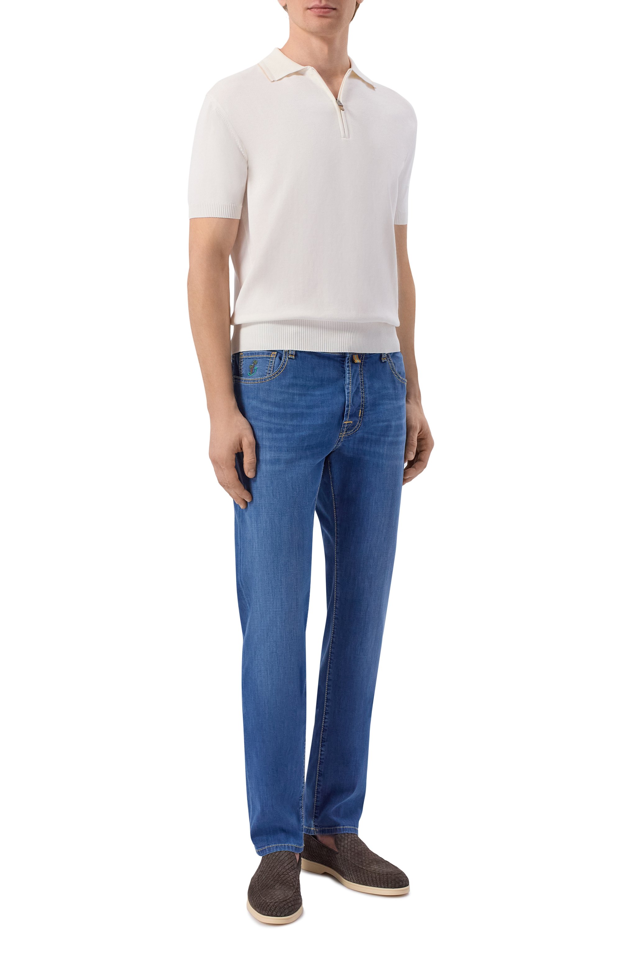 Хлопковое поло CANALI, арт. C1165/MK02460, фото 2