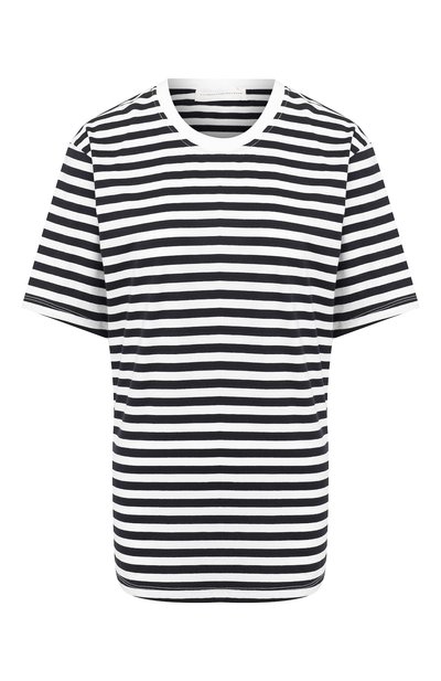 Женская хлопковая футболка VICTORIA, VICTORIA BECKHAM, арт. 2120JTS000449A