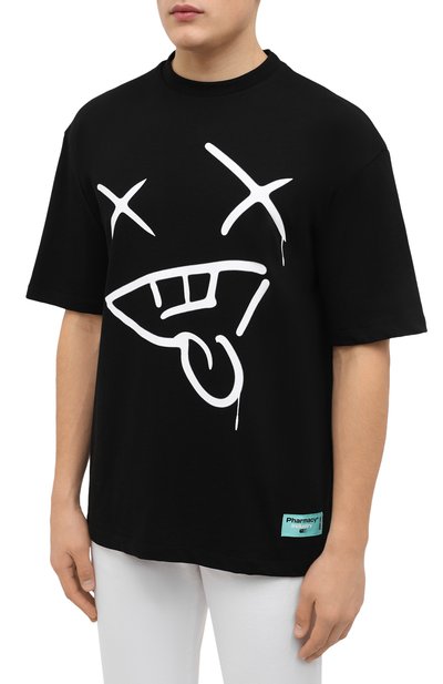 Хлопковая футболка PHARMACY INDUSTRY, арт. PHMSTMM327, фото 3