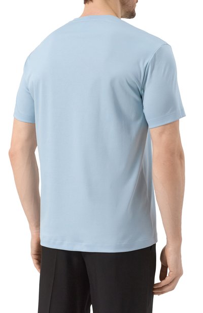 Хлопковая футболка GIORGIO ARMANI, арт. 6LSM90/SJTKZ, фото 4