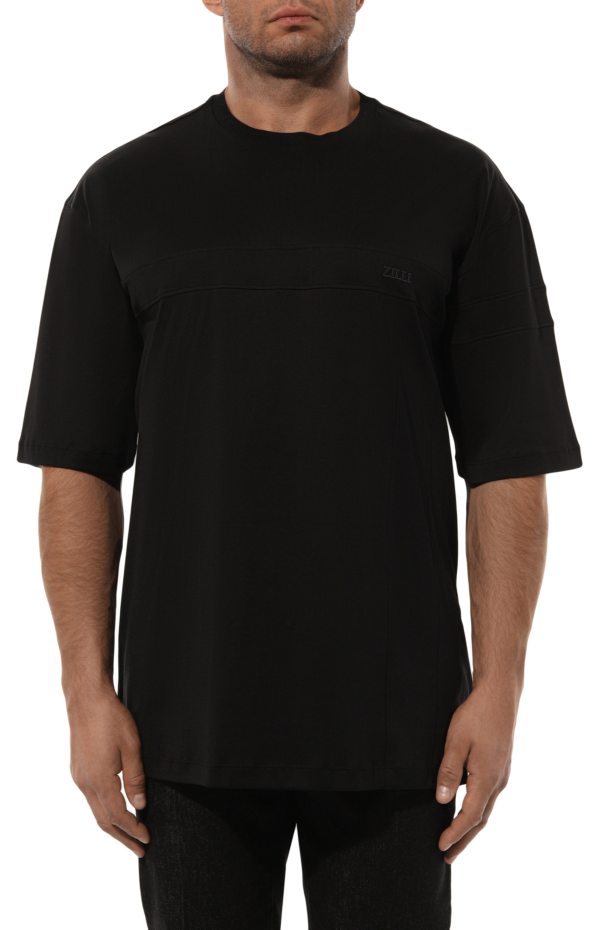 Хлопковая футболка ZILLI, арт. TSR001M0110VZI0P0/68, фото 3