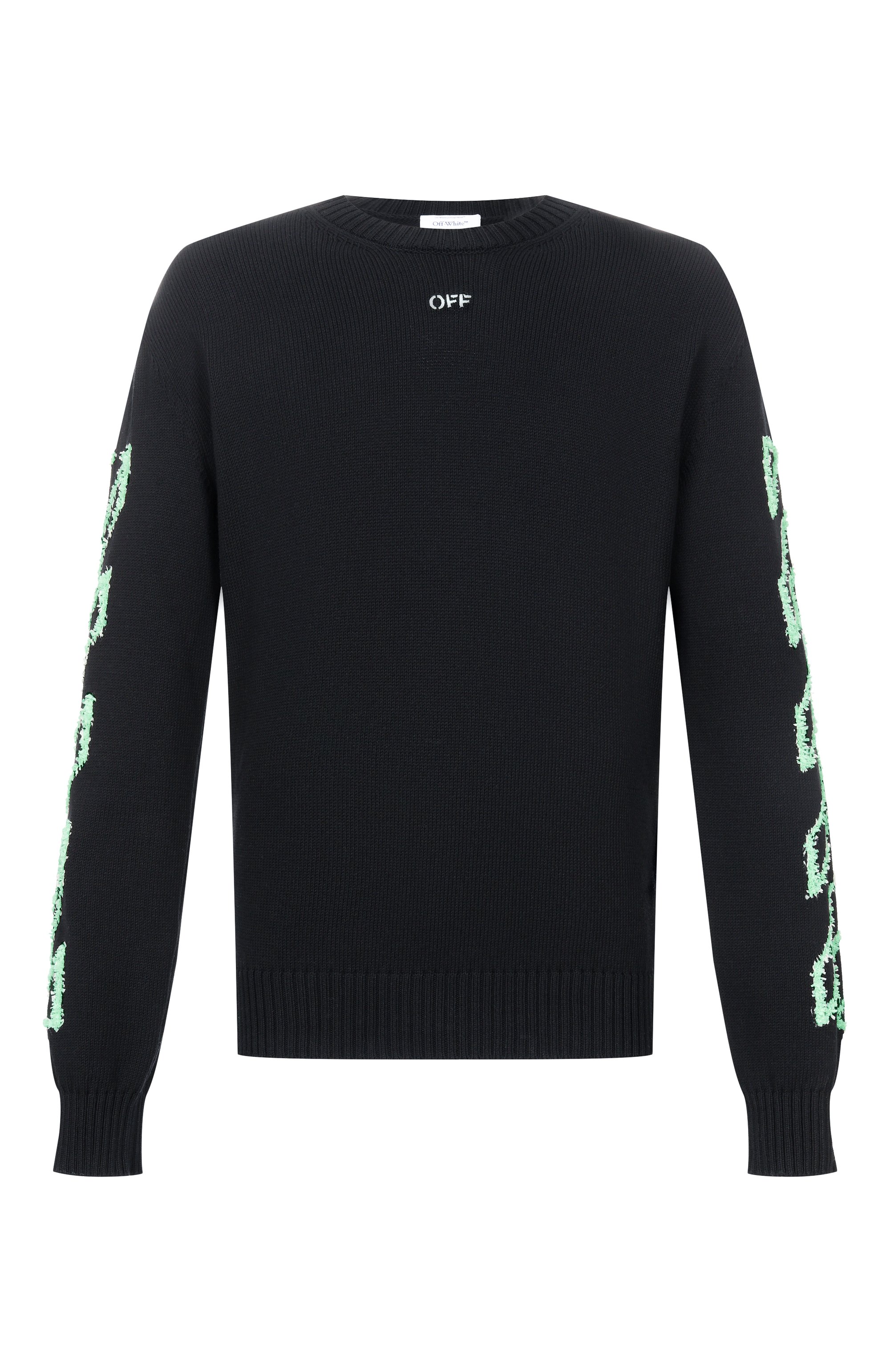 Хлопковый свитер OFF-WHITE, арт. 0MHE087S26KNI001, фото 1