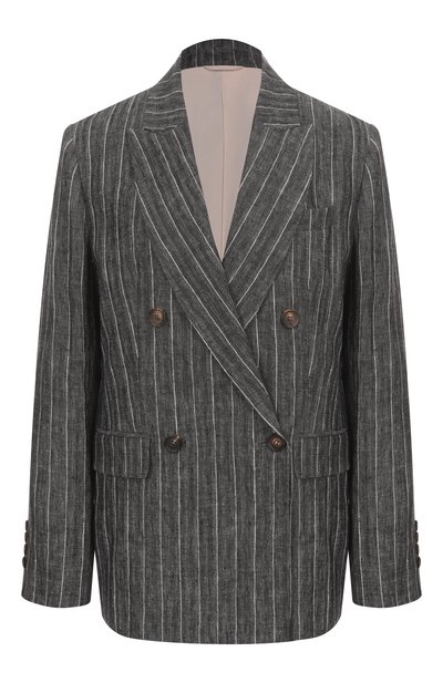 Женский льняной жакет BRUNELLO CUCINELLI, арт. MH5427086