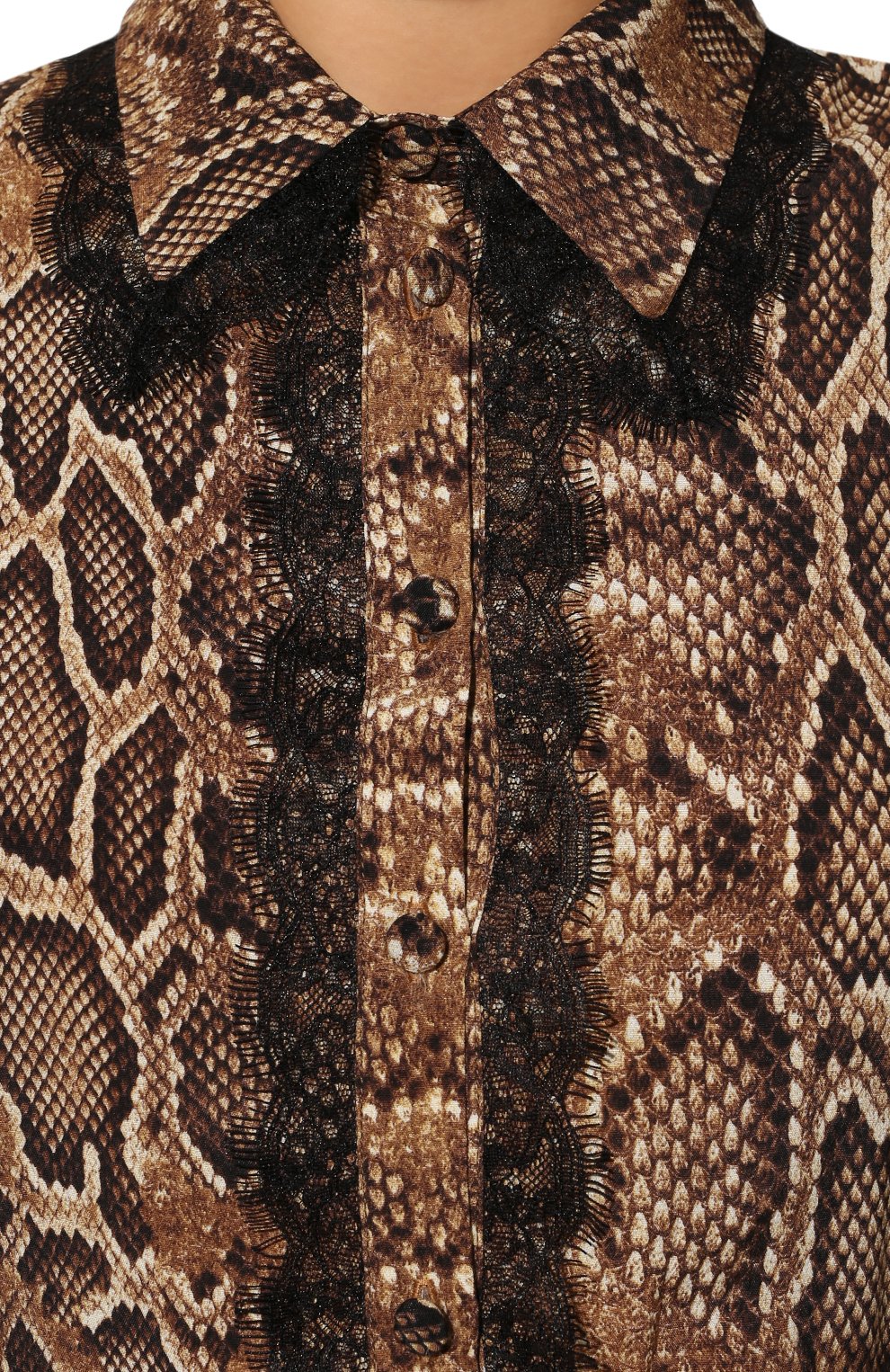 Платье из вискозы LOOM BY RODINA коричневого цвета по цене 35000 руб., арт. LBR-2223DRPIT01, фото 5 Платье из вискозы LOOM BY RODINA, арт. LBR-2223DRPIT01, фото 5