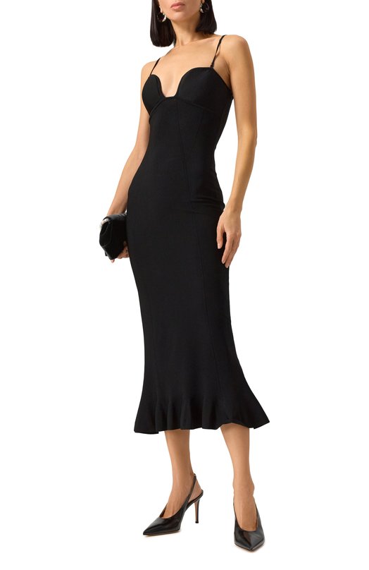 Кожаные туфли Robbie 85 Gianvito Rossi G95461.85RIC.T0KNER0 Чёрный  G95461.85RIC.T0KNER0 Фото 2