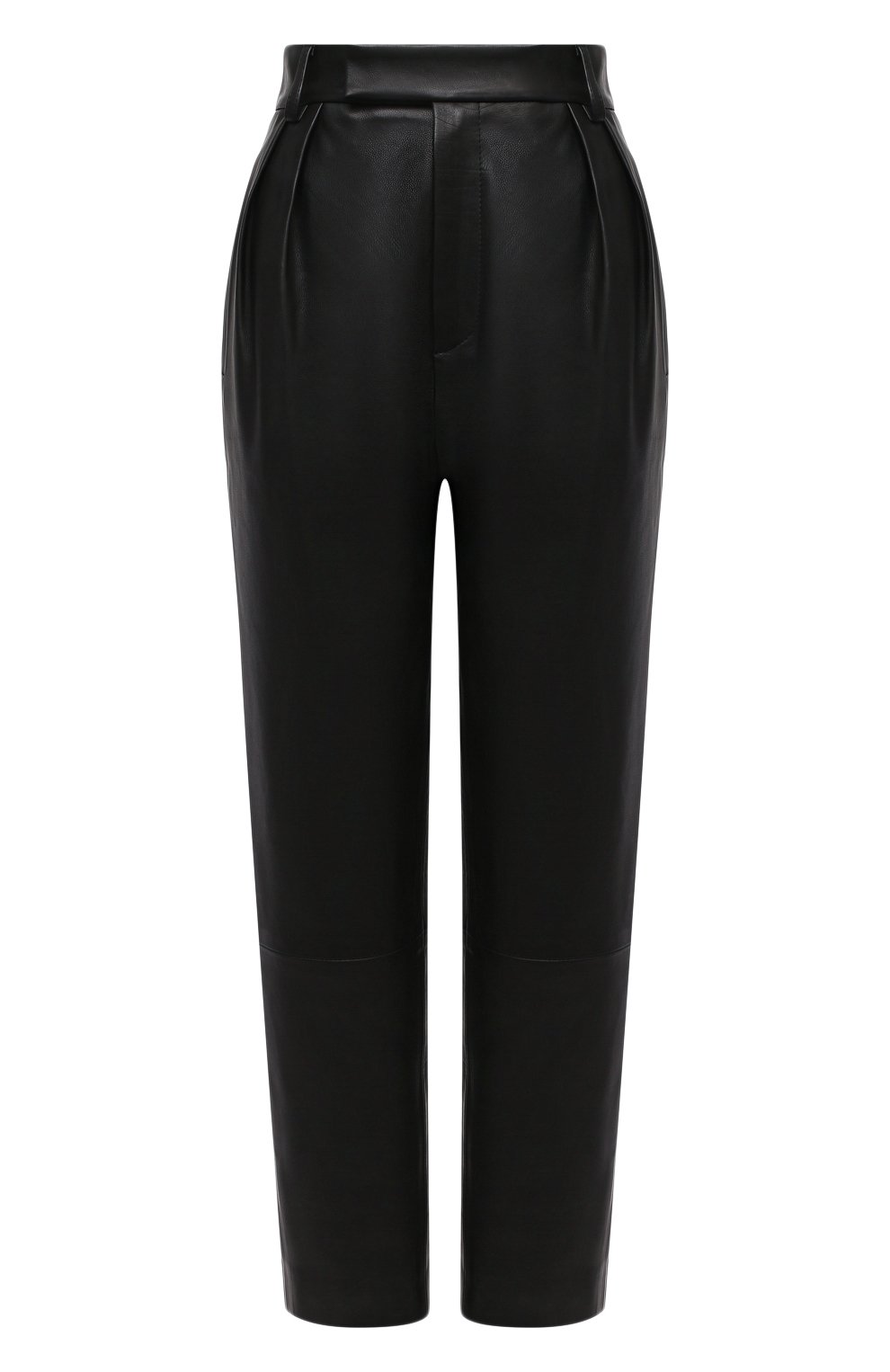 Кожаные брюки KHAITE черного цвета по цене 356000 руб., арт. 3060708/MAGDELINE, фото 1 Кожаные брюки KHAITE, арт. 3060708/MAGDELINE, фото 1