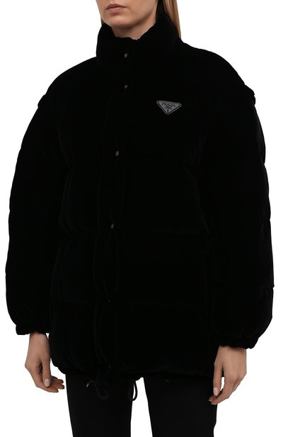 Бархатный пуховик PRADA, арт. 29X805-1XJX-F0002-202, фото 3