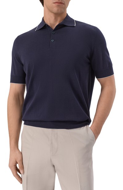 Хлопковое поло BRUNELLO CUCINELLI, арт. M29805205, фото 3