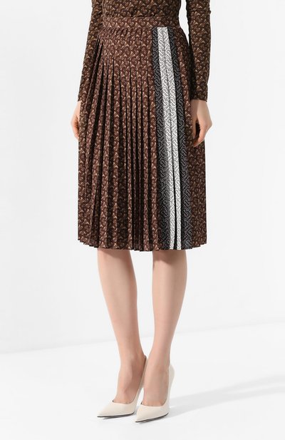 Юбка BURBERRY коричневого цвета по цене 147000 руб., арт. 8025237, фото 3 Юбка BURBERRY, арт. 8025237, фото 3