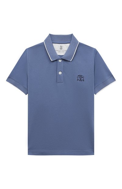 Хлопковое поло BRUNELLO CUCINELLI, арт. B0T63T315C, фото 1