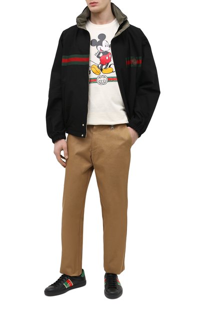 Кожаные кеды ace GUCCI, арт. 644749/1XGM0, фото 2