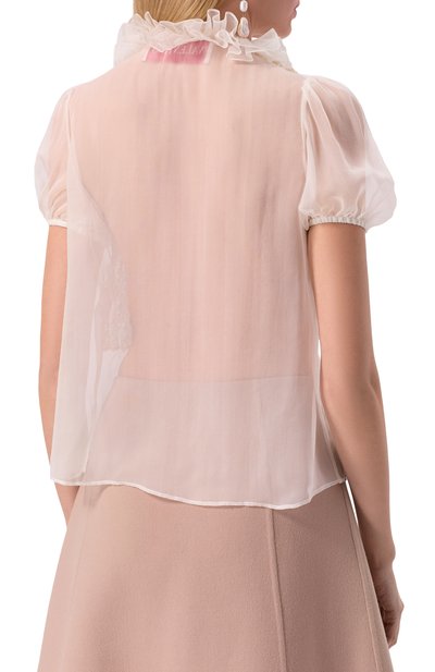 Шелковая блузка VALENTINO, арт. 6B3AA0A52UP, фото 4