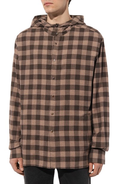 Хлопковая рубашка KITON, арт. UMCMARH0864507/46-50, фото 3