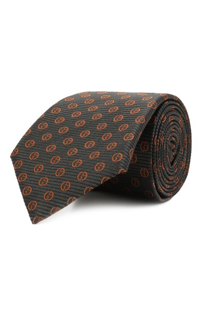 Мужской шелковый галстук GIORGIO ARMANI, арт. 360054/1A909