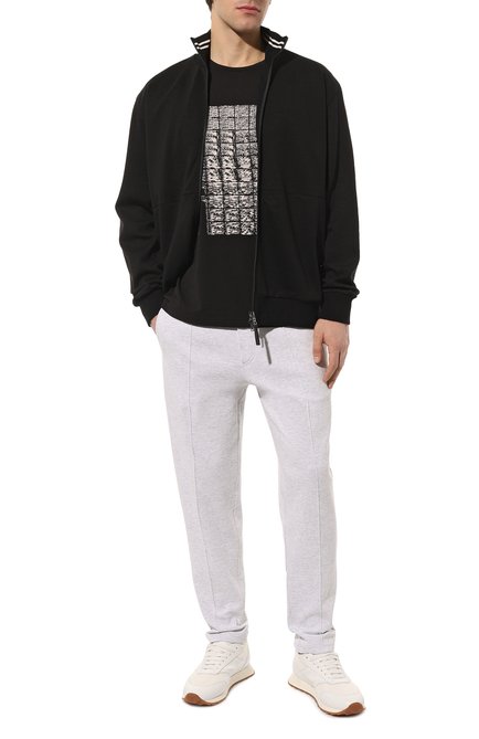 Мужская хлопковая футболка CORNELIANI, арт. 91G579-3125061