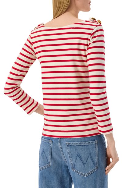 Хлопковый лонгслив FORTE DEI MARMI COUTURE, арт. 25SF5211, фото 4