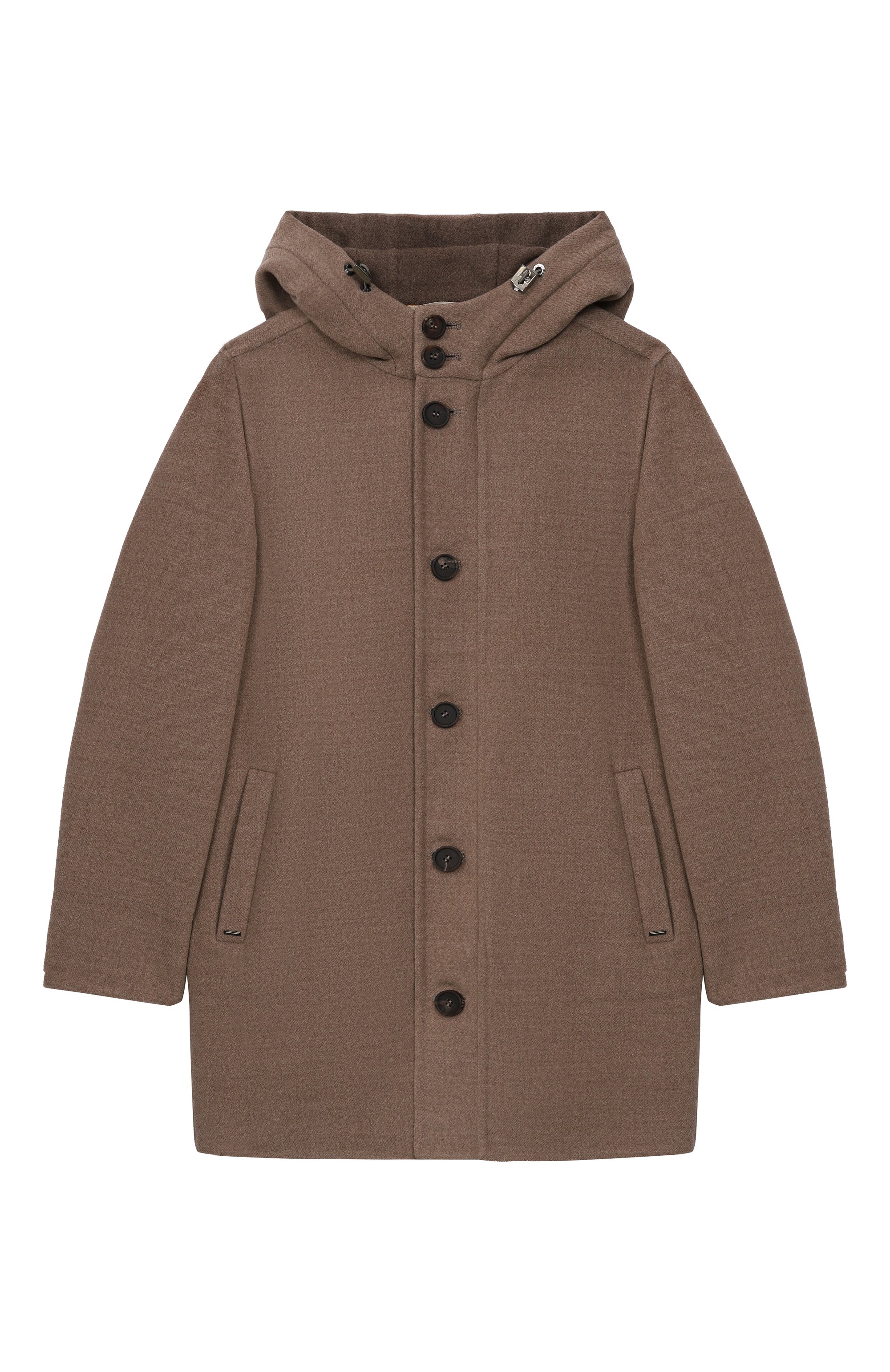 Шерстяное пальто STEFANO RICCI JUNIOR темно-бежевого цвета по цене 421500 руб., арт. YDJ5300050/W0001P, фото 1 Шерстяное пальто STEFANO RICCI JUNIOR, арт. YDJ5300050/W0001P, фото 1