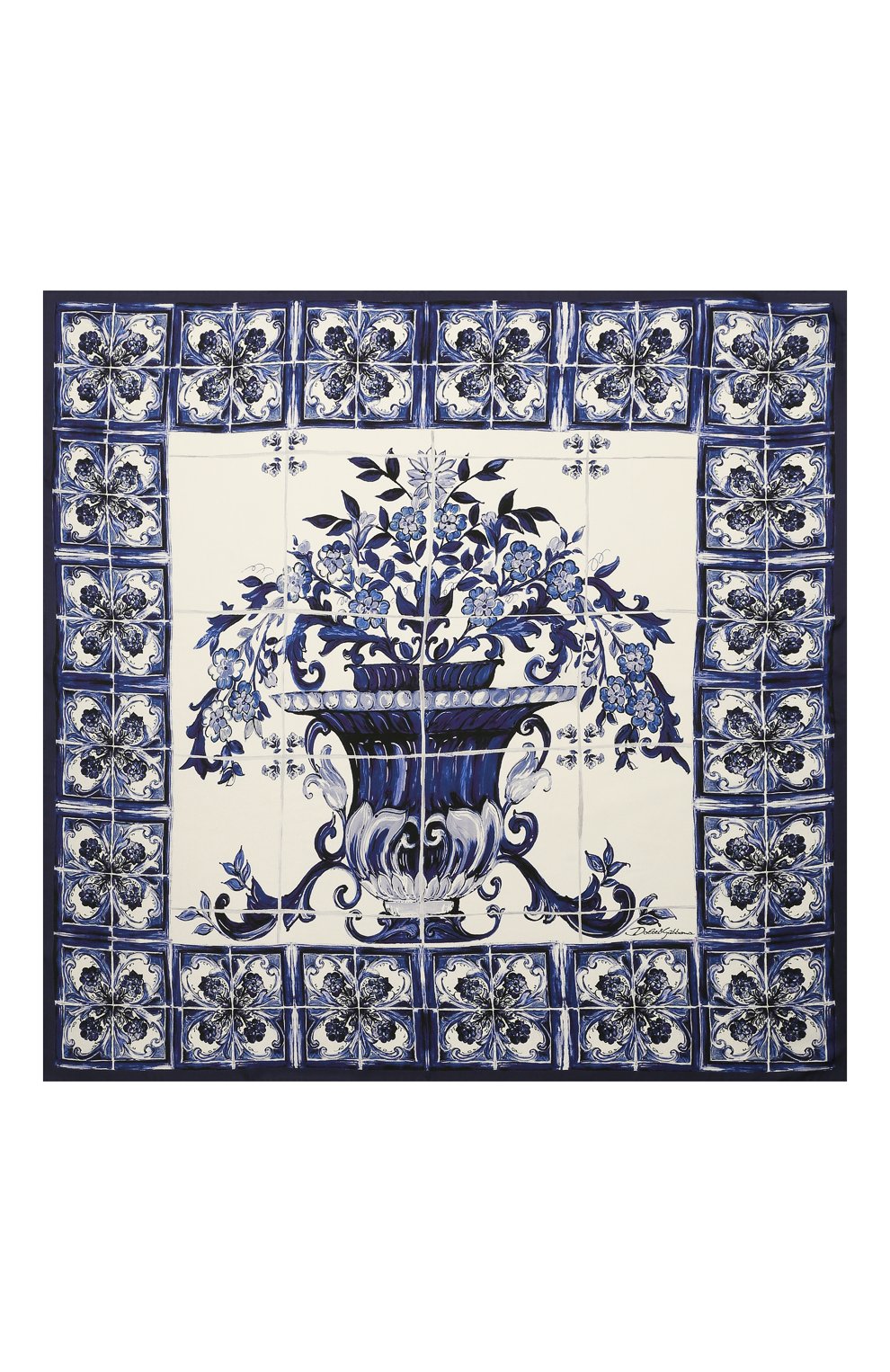 Шелковый платок DOLCE & GABBANA, арт. FN090R/GDA0Z, фото 4