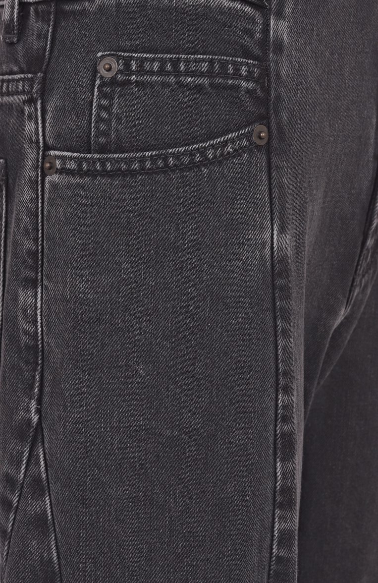 Женские джинсы MAISON MARGIELA черного цвета, арт. S51LA0133/S30496 | Фото 6 (Длина (брюки, джинсы): Стандартные; Материал внешний: Хлопок, Деним; Силуэт Ж (брюки и джинсы): Широкие; Кросс-КТ: Деним; Стили: Кэжуэл; Автоматизация ТО: Проставлено; Автоматизация состава: Проставлено)